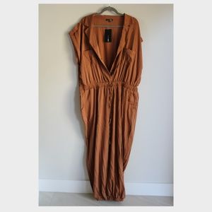 Cognac Colored Jumpsuit